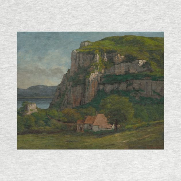 The Rock of Hautepierre by Gustave Courbet by Classic Art Stall